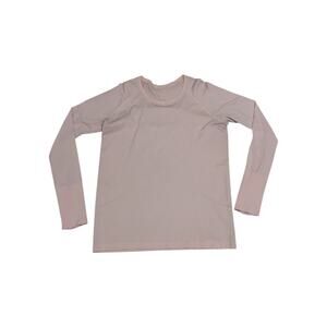 Lululemon Swiftly Tech Long Sleeve Crew Neck Shirt Womens 14 Smoky Blush Pink